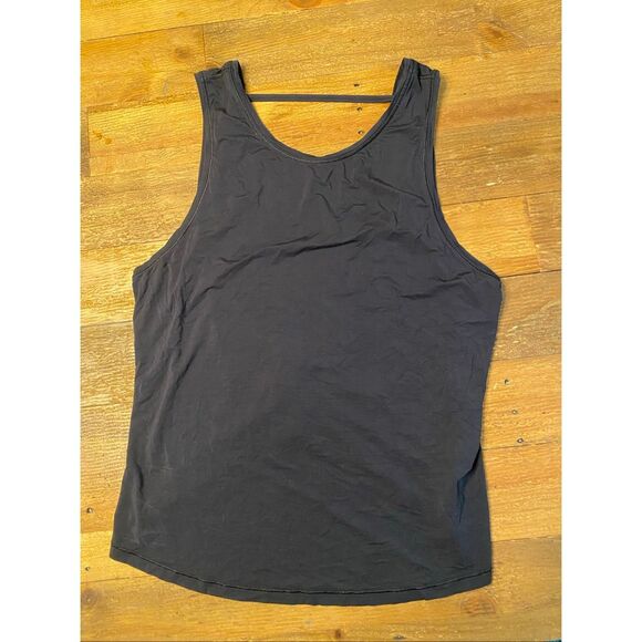 Lululemon size 6 Deep Stretch Tank black athletic active wear top shirt - Picture 4 of 13